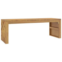 Produktbild för Soffbord 110x35x38 cm massiv teak