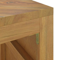 Produktbild för Soffbord 110x35x38 cm massiv teak