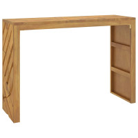 Produktbild för Avlastningsbord 110x35x75 cm massiv teak