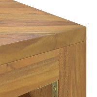 Produktbild för Soffbord 110x60x38 cm massiv teak