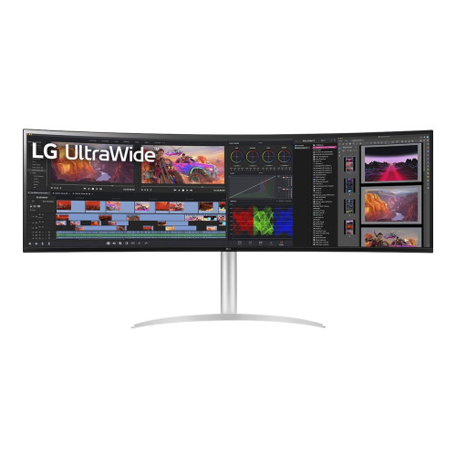 LG Electronics LG 49WQ95X-W - LED-skärm - böjd - 49" - HDR