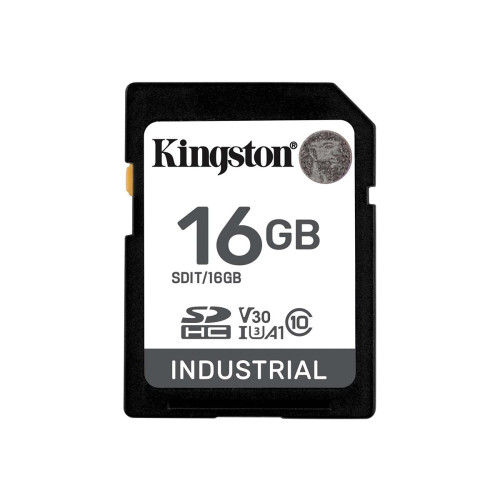 Kingston Technology Kingston Industrial - flash-minneskort - 16 GB - microSDHC UHS-I