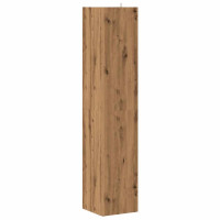 Produktbild för Hörnskåp artisan ek 33x33x165 cm konstruerat trä