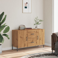 Produktbild för Skänk artisan ek 100x36x60 cm konstruerat trä