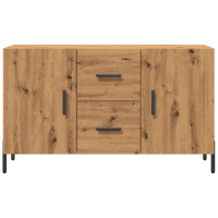 Produktbild för Skänk artisan ek 100x36x60 cm konstruerat trä