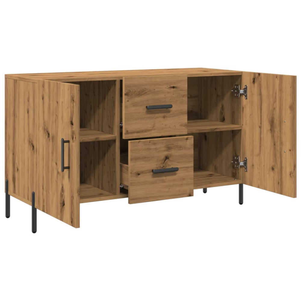 Produktbild för Skänk artisan ek 100x36x60 cm konstruerat trä