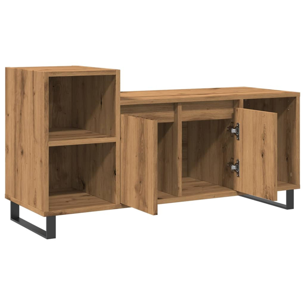 Produktbild för Tv-bänk artisan ek 100x35x55 cm konstruerat trä