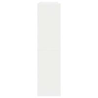 Produktbild för Skohylla vit 80x25x62 cm konstruerat trä