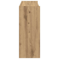 Produktbild för Skohylla ek 80x25x62 cm konstruerat trä