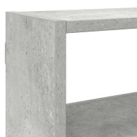 Produktbild för Väggmonterad kubhylla 7 fack betonggrå konstruerat trä