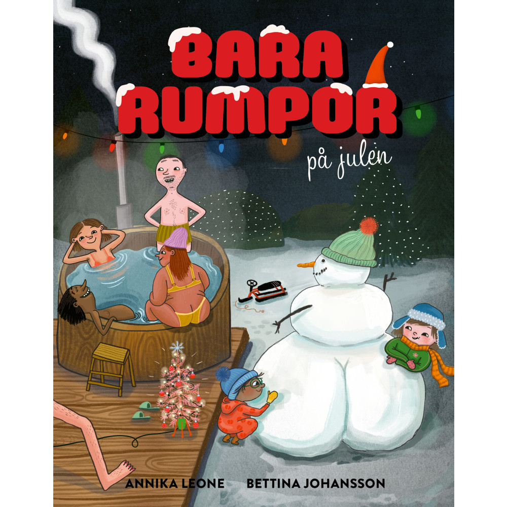 Produktbild för Bara rumpor på julen (inbunden)