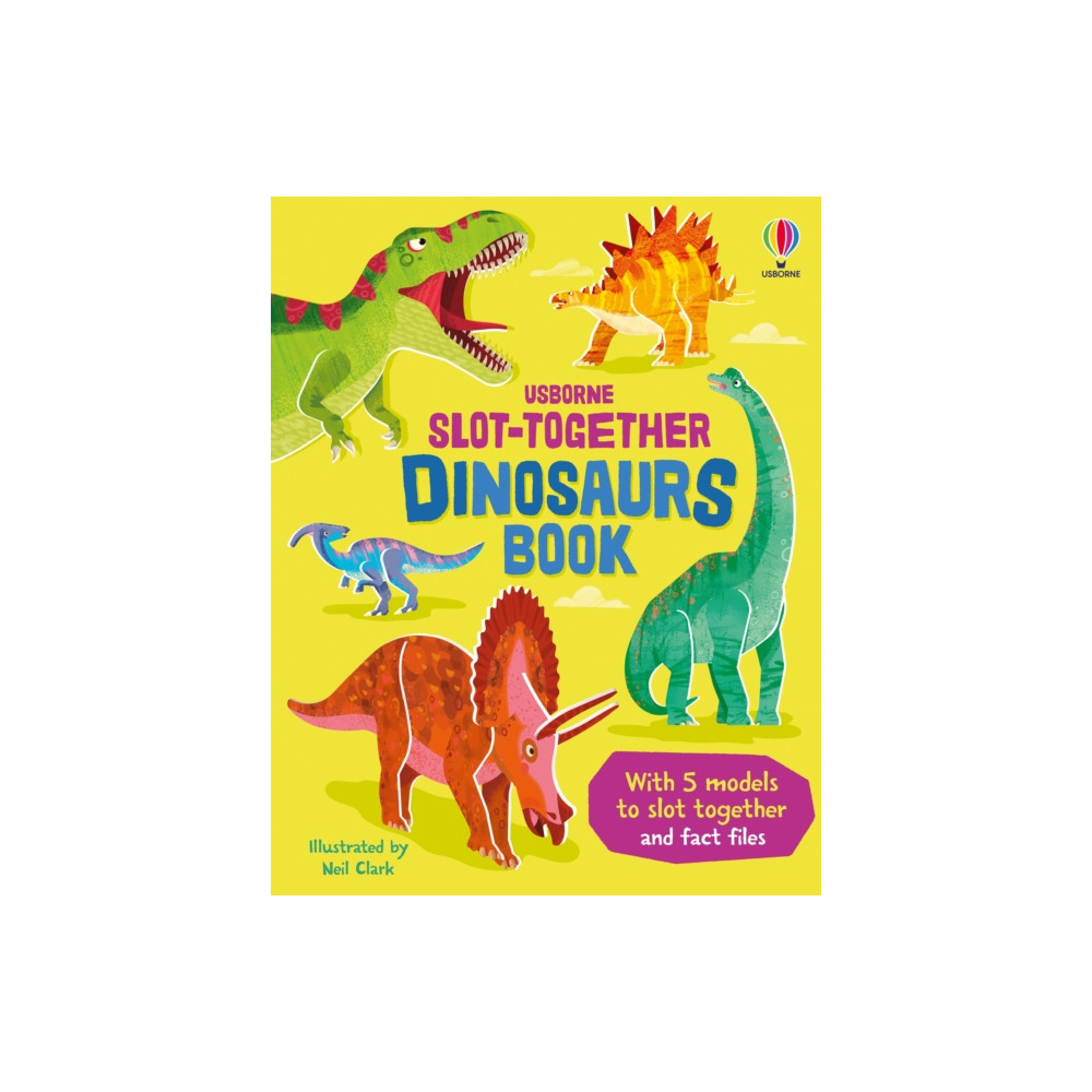 Produktbild för Slot-together Dinosaurs Book (bok, board book, eng)