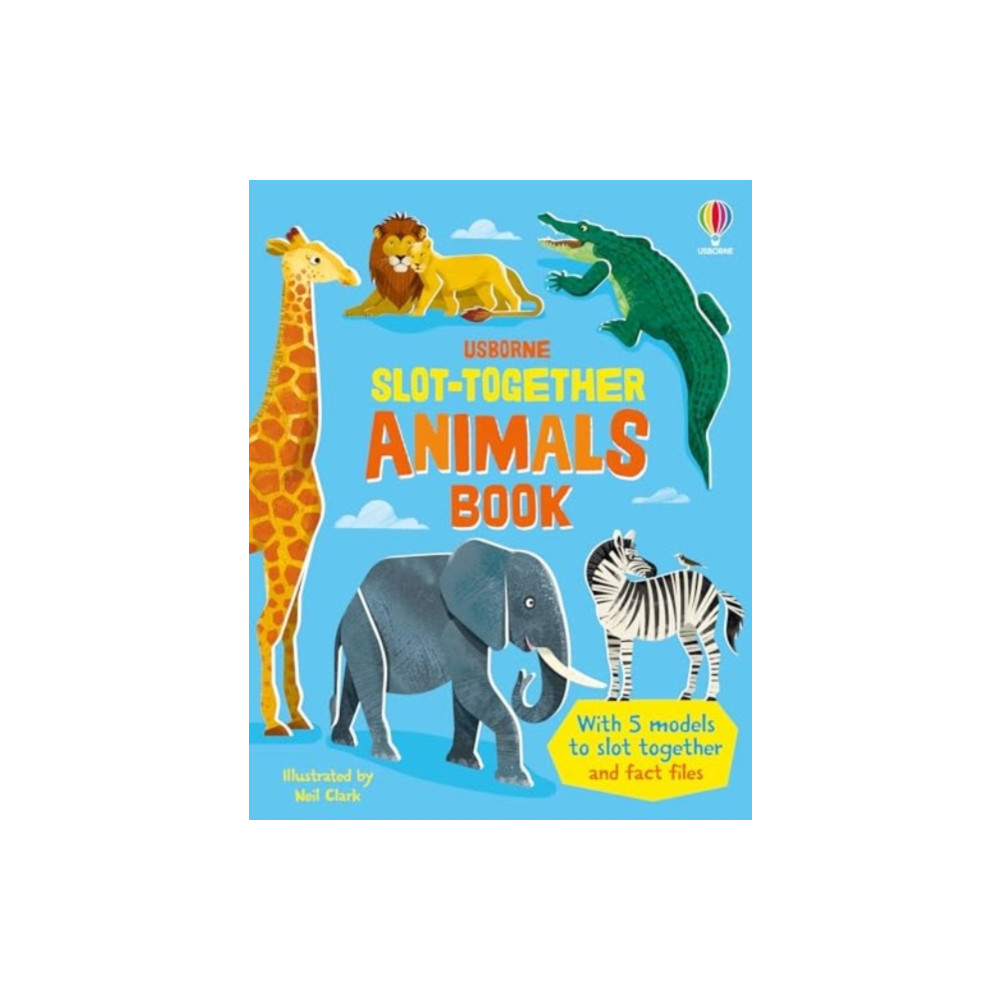 Produktbild för Slot-together Animals Book (bok, board book, eng)