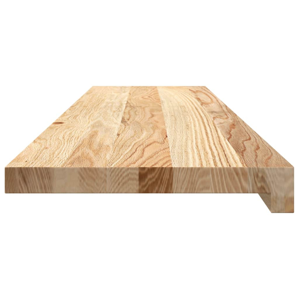 Produktbild för Trappstegsmattor 20 pcs obehandlad 100x30x2 cm massiv ek