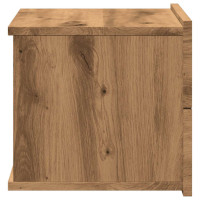 Produktbild för Väggmonterat sängbord 2 st artisan ek 40x32x30 cm
