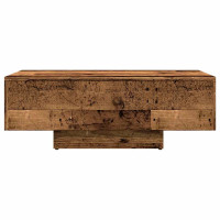 Produktbild för Soffbord åldrat trä 85x55x31 cm konstruerat trä