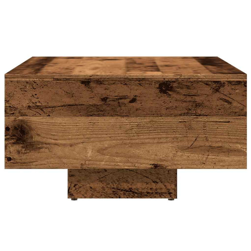 Produktbild för Soffbord åldrat trä 85x55x31 cm konstruerat trä