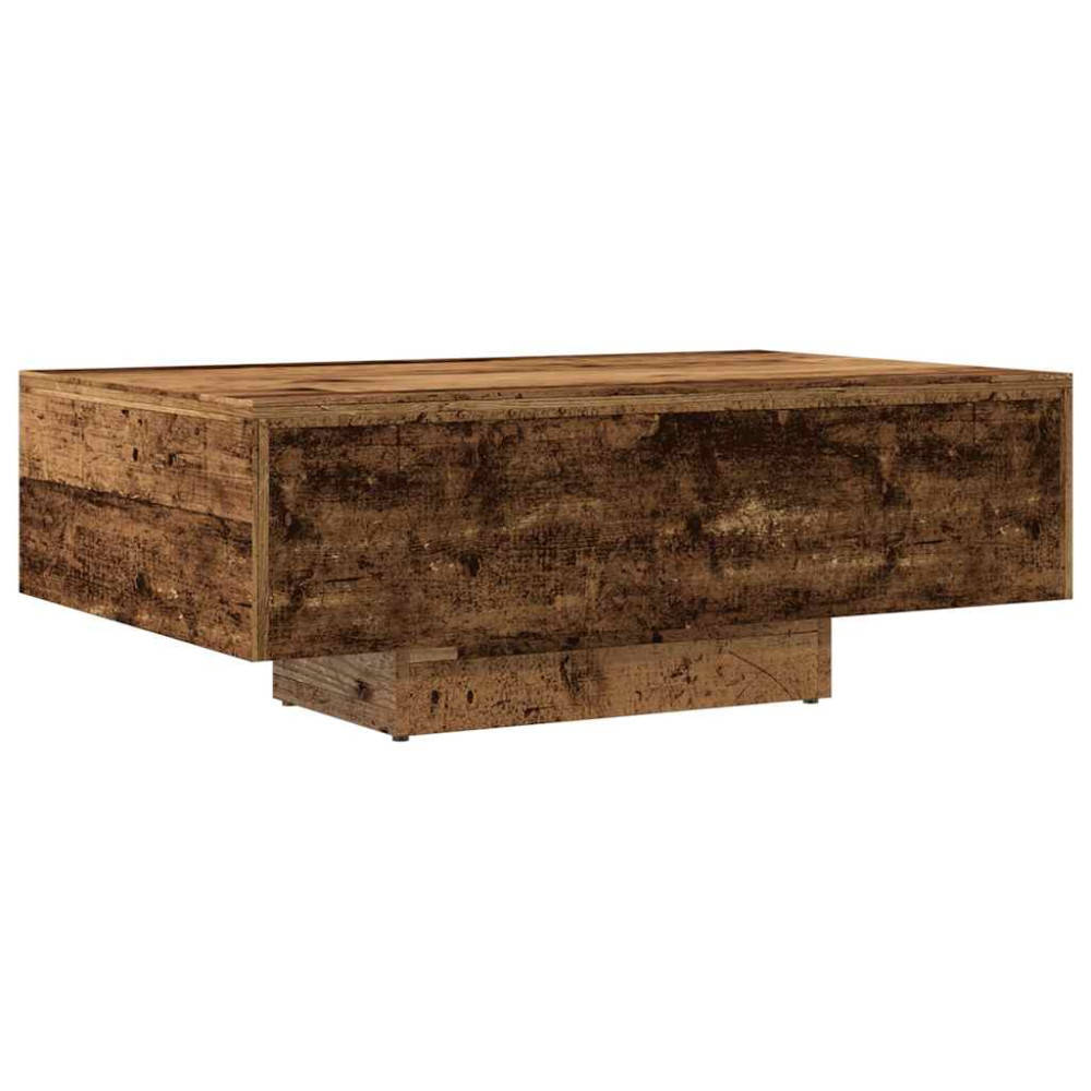 Produktbild för Soffbord åldrat trä 85x55x31 cm konstruerat trä