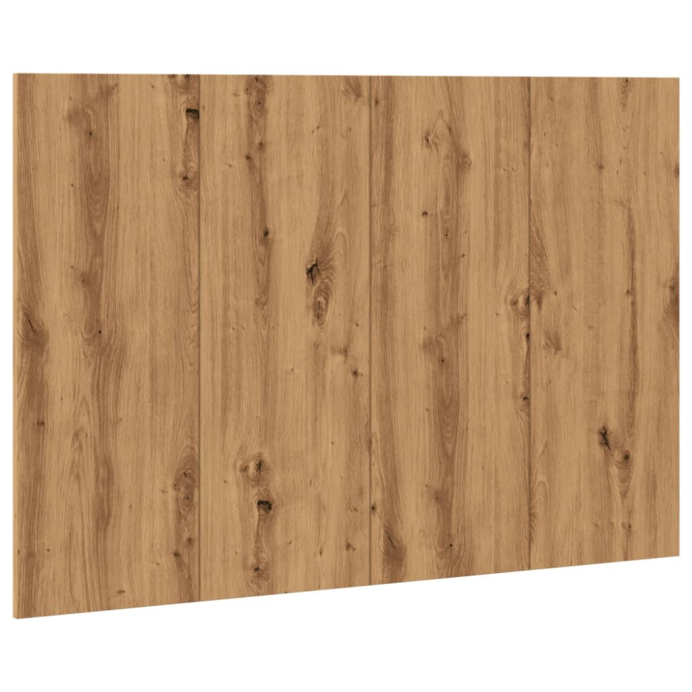 Produktbild för Sänggavel artisan ek 120x1,5x80 cm konstruerat trä