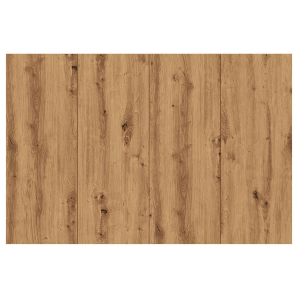 Produktbild för Sänggavel artisan ek 120x1,5x80 cm konstruerat trä