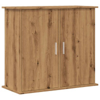 Produktbild för Akvariestativ hantverksmässig ek 81x36x73 cm konstruerat trä