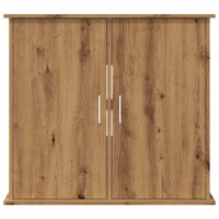Produktbild för Akvariestativ hantverksmässig ek 81x36x73 cm konstruerat trä