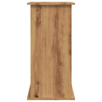 Produktbild för Akvariestativ hantverksmässig ek 81x36x73 cm konstruerat trä