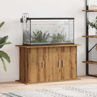 Produktbild för Akvariestativ hantverksmässig ek 101x41x58 cm konstruerat trä