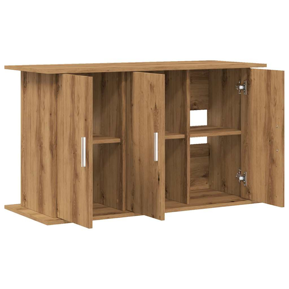 Produktbild för Akvariestativ hantverksmässig ek 101x41x58 cm konstruerat trä