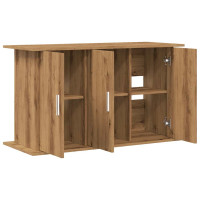 Produktbild för Akvariestativ hantverksmässig ek 101x41x58 cm konstruerat trä