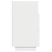 Produktbild för Sängbord 2 st med 2 lådor vit 36x36x68 cm
