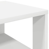 Produktbild för Skohylla vit 61x32x105 cm konstruerat trä