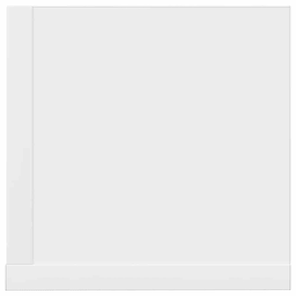 Produktbild för Vägghyllor 2 st vit 100x16,5x16,5 cm konstruerat trä