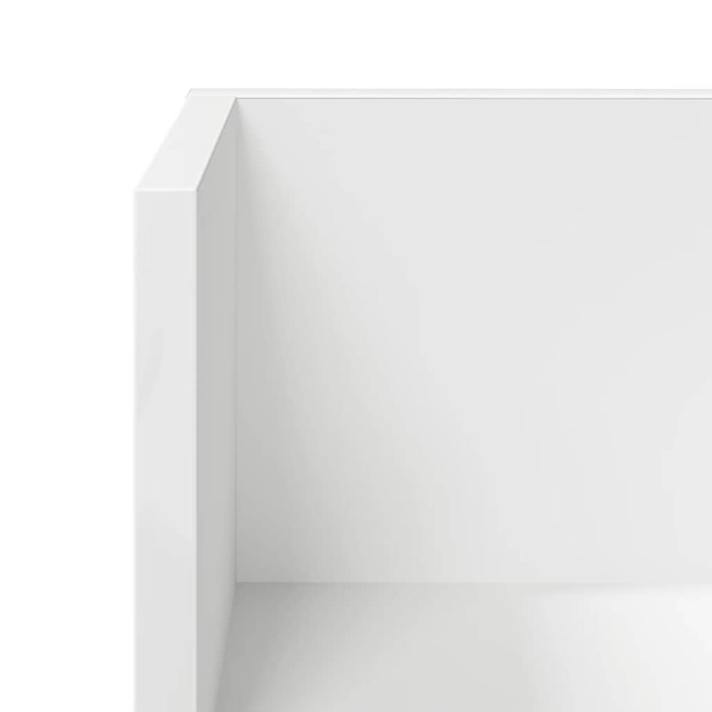 Produktbild för Vägghyllor 2 st vit 100x16,5x16,5 cm konstruerat trä