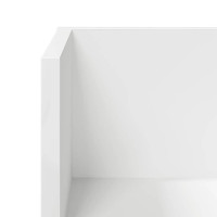 Produktbild för Vägghyllor 2 st vit 100x16,5x16,5 cm konstruerat trä