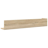 Produktbild för Vägghyllor 2 st sonoma-ek 100x16,5x16,5 cm konstruerat trä