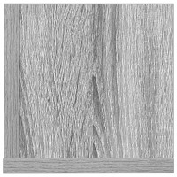Produktbild för Vägghyllor 2 st grå sonoma 100x16,5x16,5 cm konstruerat trä