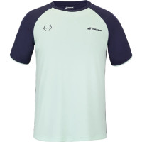 Produktbild för Babolat Crew Neck Tee Leborn Green