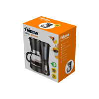 Produktbild för Tristar CM-1236 - kaffemaskin - mattsvart/rostfritt stål