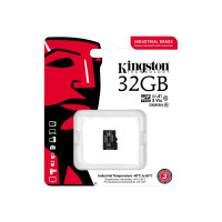 Produktbild för Kingston Industrial - flash-minneskort - 32 GB - microSDHC UHS-I