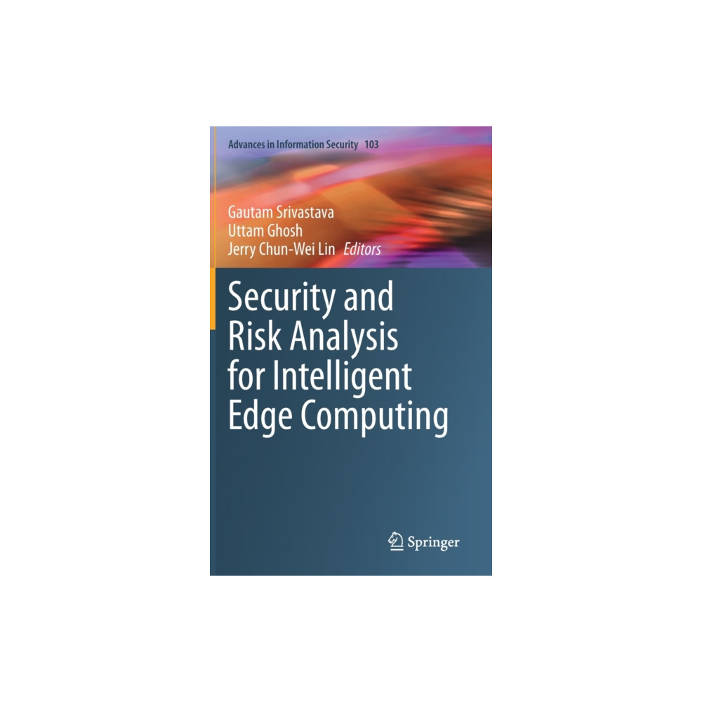 Produktbild för Security and Risk Analysis for Intelligent Edge Computing (inbunden, eng)