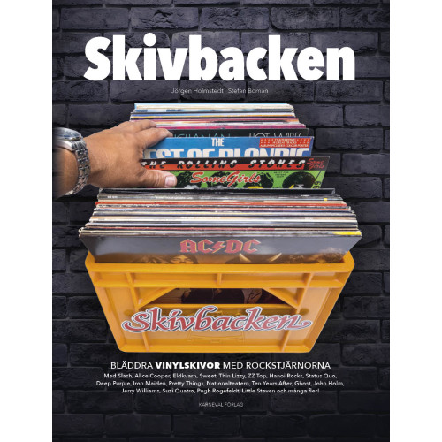 Jörgen Holmstedt Skivbacken : bläddra vinylskivor med rockstjärnorna (inbunden)