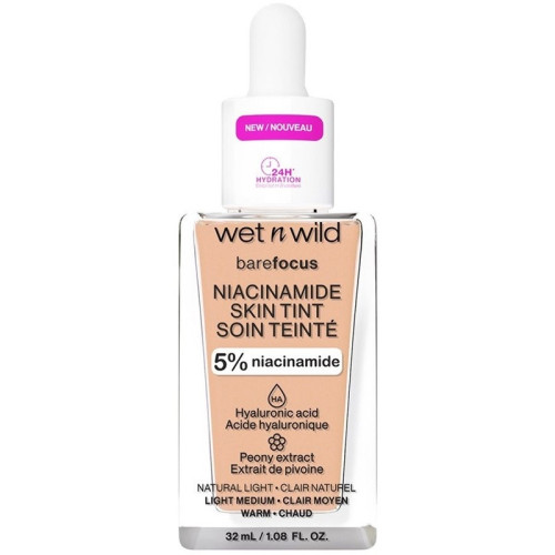 Wet n Wild Bare Focus Niacinamide Skin Tint 32ml - Light