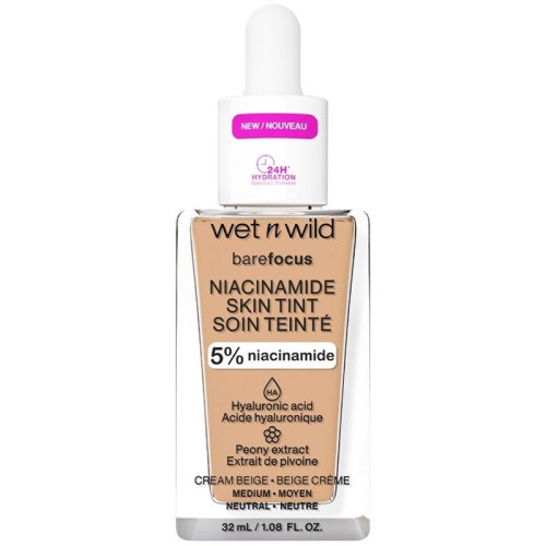 Wet n Wild Bare Focus Niacinamide Skin Tint 32ml - Cream Beige