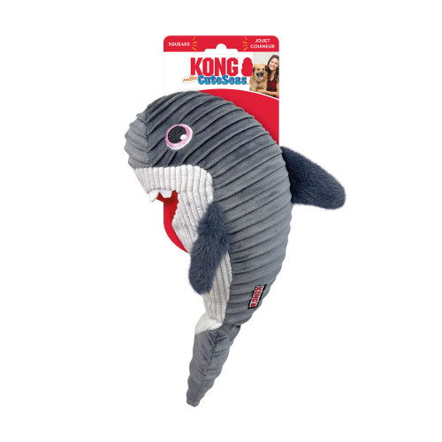 KONG Hundleksak Cute Seas Rufflez Shark Med/Lge KONG 33x20,3x10,1 cm
