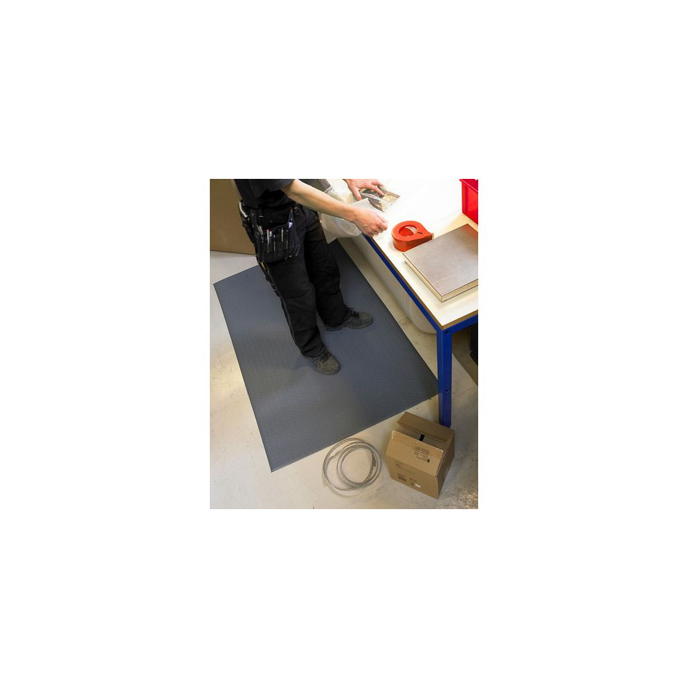 Produktbild för Yogamatta Super+ MATTING 61x91cm grå