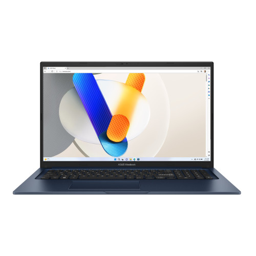 ASUSTeK COMPUTER ASUS VivoBook 17 X1704VA-AU393W - 17.3" - Intel Core i7 - 1355U - 16 GB RAM - 512 GB SSD - tysk