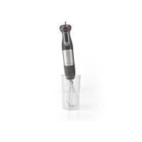 Produktbild för Stavmixerset NEDIS 800W alu/svart