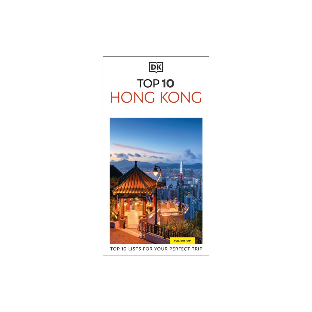 Produktbild för DK Top 10 Hong Kong (häftad, eng)