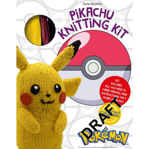 David & Charles PokeMon Knitting Pikachu Kit (häftad, eng)